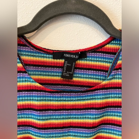 Rainbow forever 21 tank - Picture 2 of 3